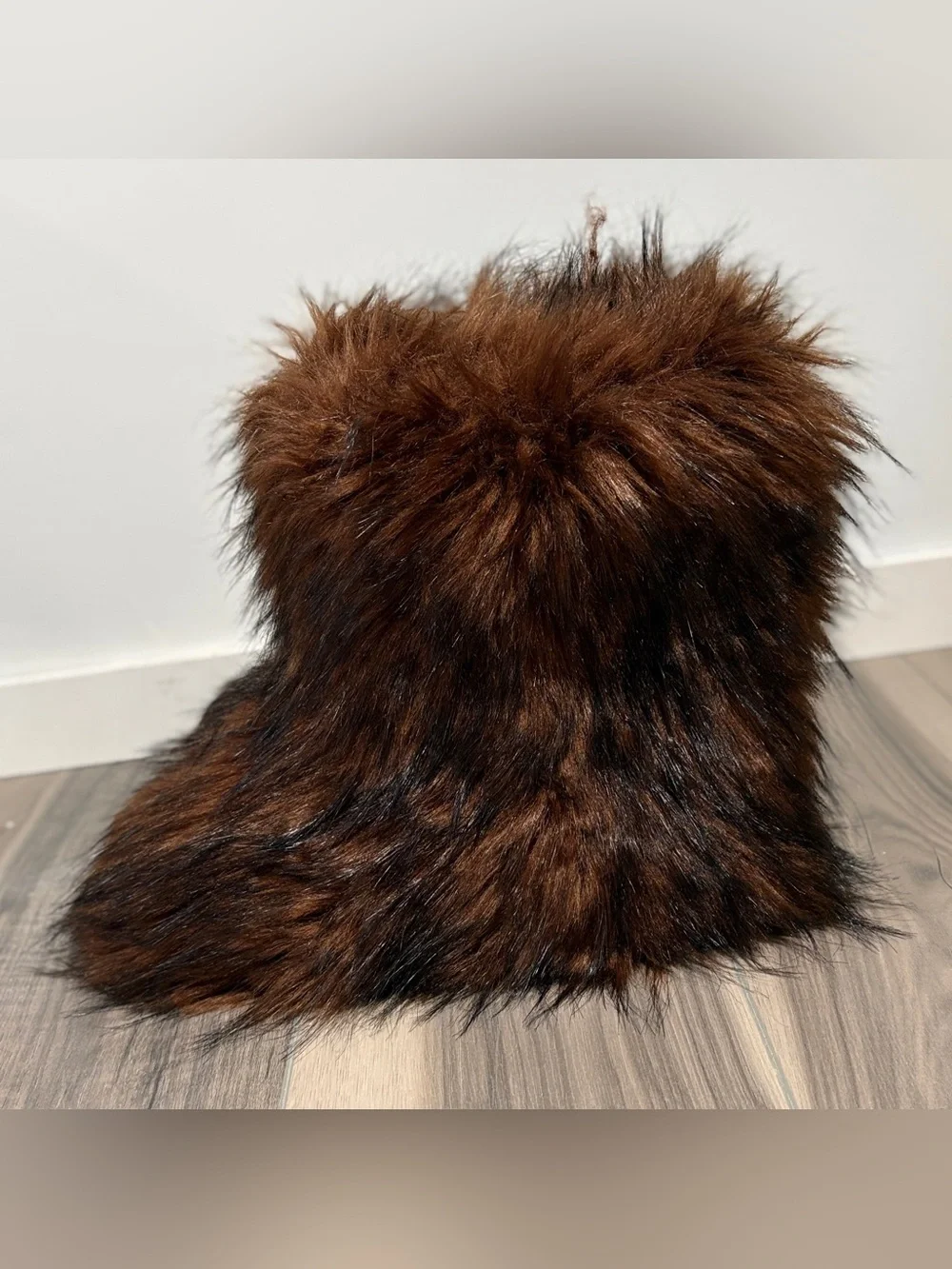 🤎 SKIMS Faux Fur Boot | Cocoa | Size 36 | NWT 🧸✨